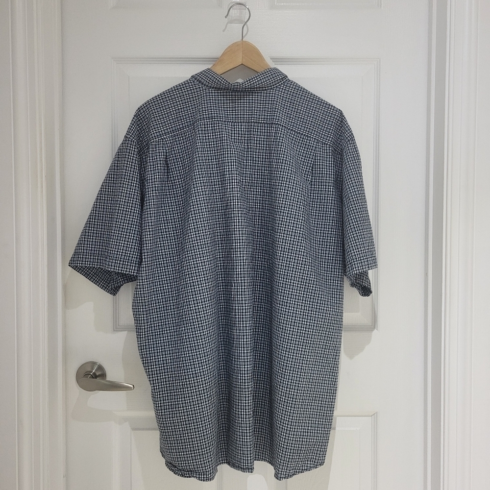 Eddie Bauer Short Sleeve Plaid Button Down Shirt - Picture 3 of 10